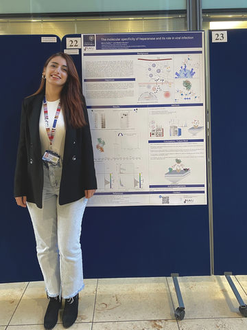 Merve with her poster